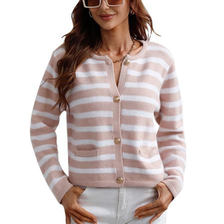 Kvinnor Långärmad Koftatröja Vintervarma Ytterkläder