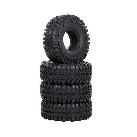 110mm 1,9 tums gummibildäck för 1/10 RC Crawler Car Axial Scx10 Ii Iii Trx4 D90 Redcat Ge