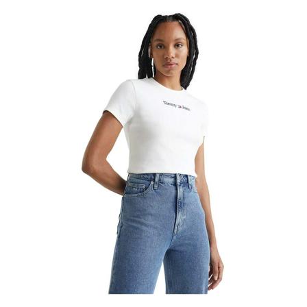 Tommy Hilfiger, T-Shirts Biały, Kobieta, Rozmiar: XS
