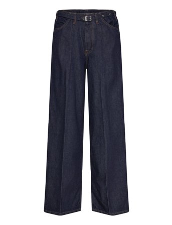 Mango | Rinse-Wash Wide Leg Jeans With Belt | 38