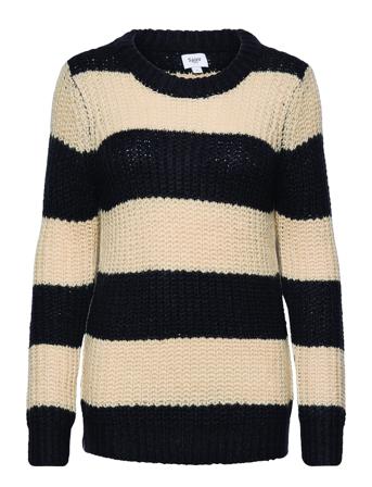 Brookesz Pullover Striped Beige Saint Tropez