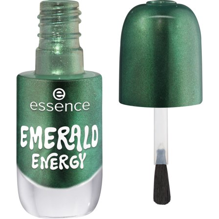 essence gel nail smalto unghie effetto gel 13-EMERALD ENERGY 8ml - Smalto Effetto Gel
