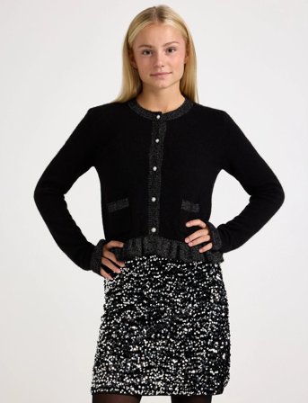 Lindex Cardigan - Black - 170