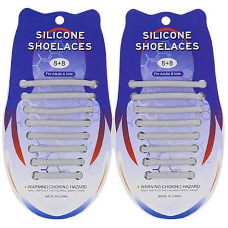 Silikone snørebånd uden binding