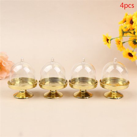 4st klar godisdesserthållare Cupcake displayställ bricka Wedd