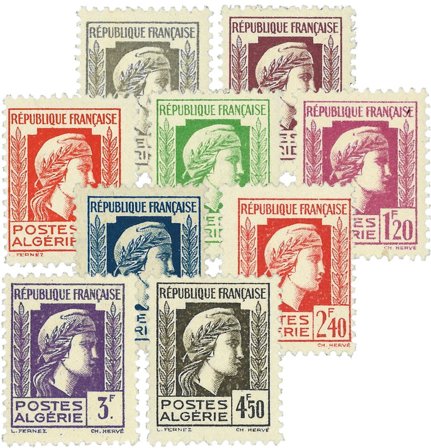 Algeriet 1944 - YT 209-217 - Postfrisk