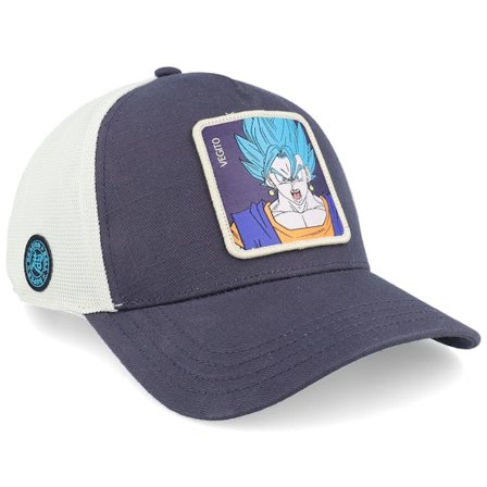 Capslab - Ble trucker Czapka Z Daszkiem - Dragon Ball Vegito White/Grey A-Frame Trucker @ Hatstore