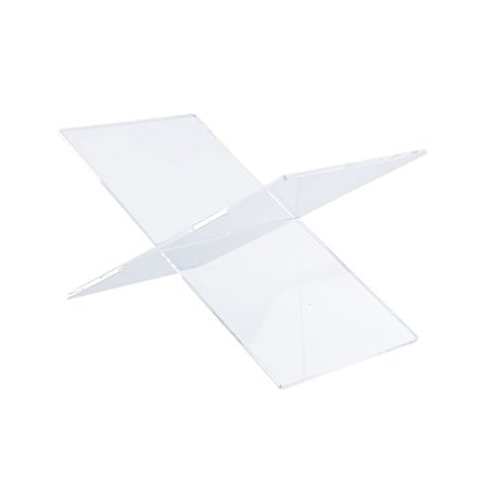 Klar åben bogstand, akryl åben bogstand læseholder display til bøger, bibel, kogebøger, magasiner