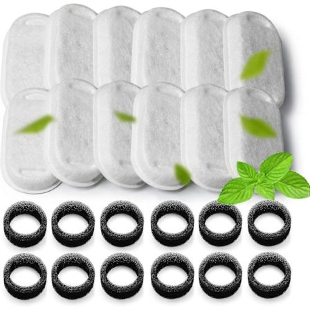 Katt Vannfontene Filter, Katt Fontene Erstatningsfilter For Rustfritt Stål 67oz/2l Justerbar Vannstrøm Kjæledyr Vannfontene -CHSZ