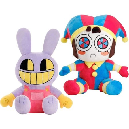 2 stk. The Amazing Digital Circus Plush, 11,8 tommer Pomni Plushies legetøj til tv-fans