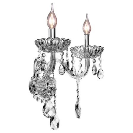 KRYSTALLAMPE VÆGLAMPE 300757