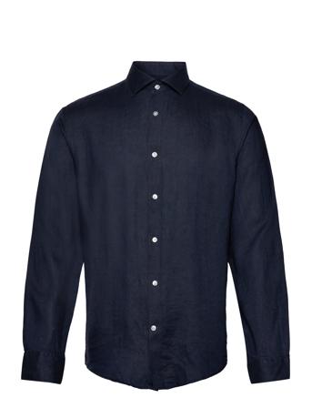Bs Sevilla Casual Slim Fit Shirt Navy Bruun & Stengade