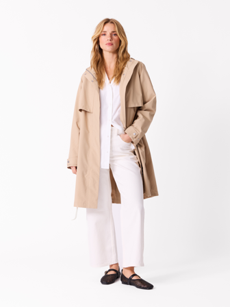 MATCH - Wendy jakke - Jean Paul - Str. L - Dame - Jakker & Kåper - Beige - 100% Polyester - resirkulert