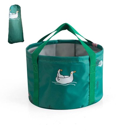 24L Sammenleggbart fotbadbasseng for store føtter, bærbar fotspa-badekar sammenleggbar vannbøtte for reisecamping