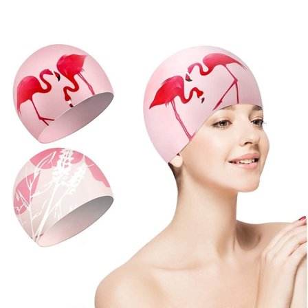 Simmössa Vattentät Mössa Bekväm Mössa Slitstark Mjuk Mössa för Vuxna Unga Kvinnor Flickor - 3 delar