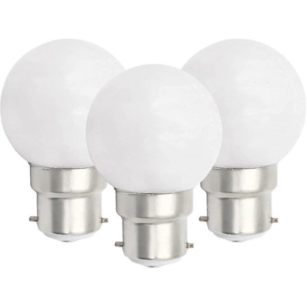6 st B22 LED-lampa 3W Golfbollslampor B22 Bajonett Liten Globlampa Glödlampa Dimbar [DB]