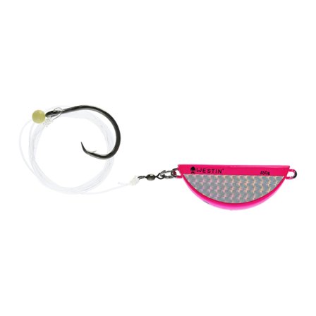 Westin Halibut Anti Twist Rig Circle Hook 450g - Pink Flash