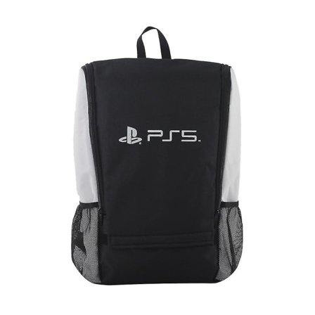 PS5 Ryggsekk Laptopveske Bæreveske Kompatibel med Playstation 5 og Ps5 Digital Edition, Vanntett Oppbevaringsveske
