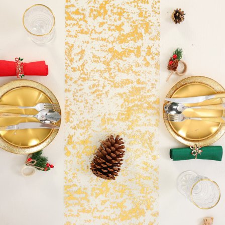 Enkel moderne fransk gull, 28 * 213CM bordflagg, amerikansk stil