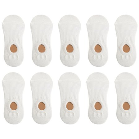 10 par Ankelstrumpor Damsport Korta strumpor, enfärgad