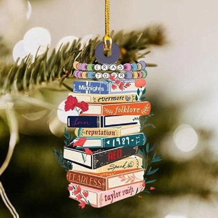 2023 Taylor Swift-inspireret hængende vedhæng juletræspynt julegave til Swiftie-fans