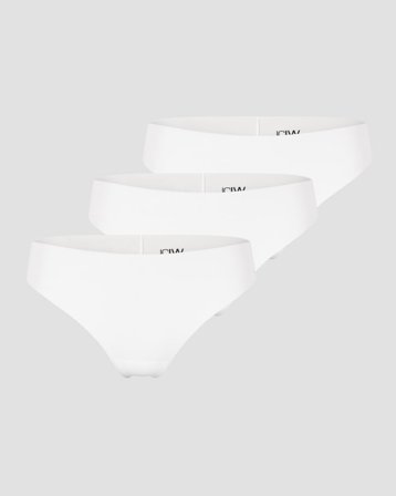 ICANIWILL - Soft Thong 3-pack White - ICIW