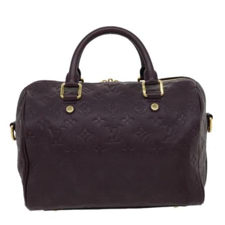 Louis Vuitton Vintage Pre-owned Leather Speedy Taske Lilla, Dame Vintage Tasker, Størrelse: ONE Size