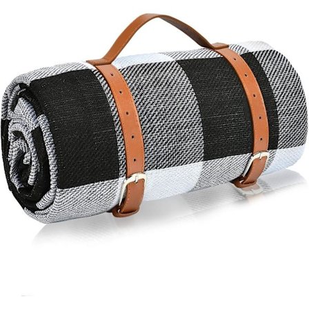 Vedenpitävä piknikhuopa 200×200cm, kannettava kokoontaitettava piknikmatto