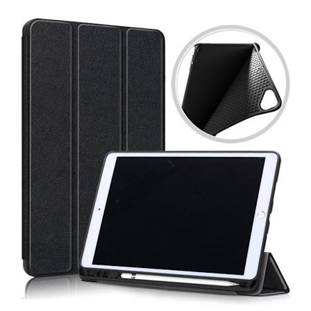 Apple iPad 10.2 2019/2020/2021 Slim fit tri-fold fodral - Svart