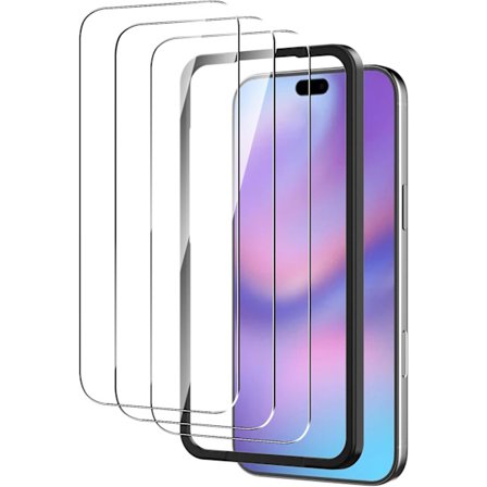 2 kpl iPhone 17, 17 air, 17 Pro, 17 Pro Max, 5G Näytönsuoja iPhone Karkaistu Lasi, Naarmuuntumaton, Täysi Peitto
