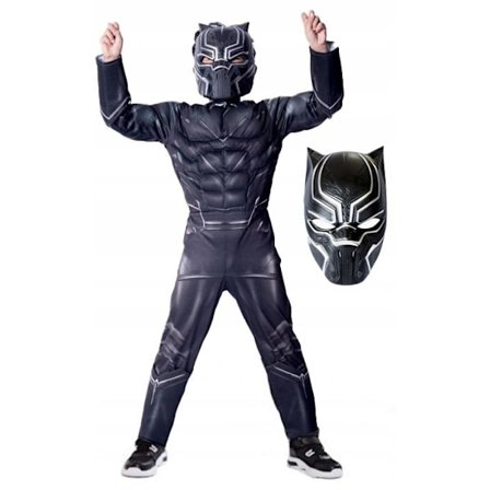 Black Panther Deluxe Barn Maskeraddräkt