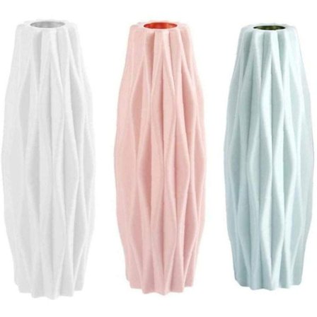 Nordisk imitation blomkruka origami plastvas flaska vardagsrumskärna