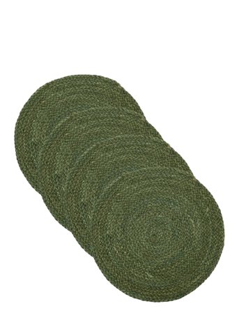 house doctor | Dækkeserviet, Hdcircle, Grøn | 38X38X0.5CM