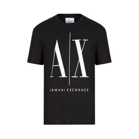 Armani Exchange, T-Shirts Zwart, Heren, Maat:M