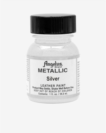 Angelus - Acrylic Leather Paint - Metallic Silver