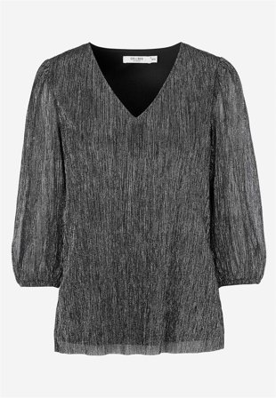 Cellbes of Sweden - Glitrende festtopp i sølv for damer i størrelse 34/36