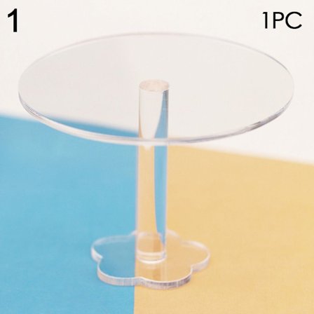 1/2 st Akryl Bord Bord Möbler Leksaker 1 1