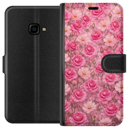 Kompatibel Tegnebogsetui til Samsung Galaxy Xcover 4 Petal Reverie Blush Rose
