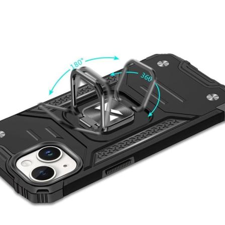Wozinsky iPhone 15 Plus Renkaanpidike Puhelimen Kuori - Pinkki