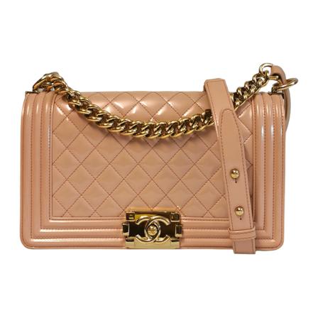 Chanel Vintage Shoulder Tass , Roze , Dames , Maat: ONE Size Vintage Tassen