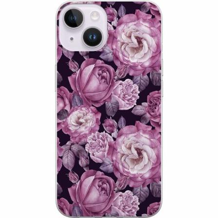 Apple Iphone 14 Genomskinligt Skal Blommor