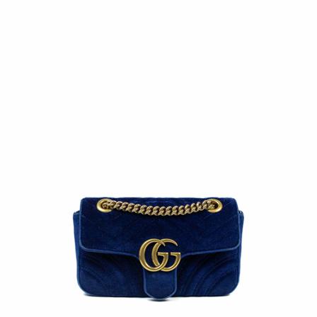 Gucci Vintage Pre-owned Shoulder Tass , Blauw , Dames , Maat: ONE Size Vintage Tassen