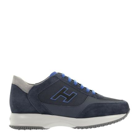 Hogan, Interactive - Sneakers Blauw, Dames, Maat:40 EU,leer
