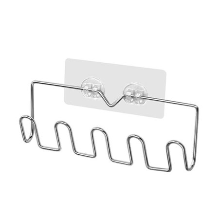 2 stk. Sømløse selvklæbende kroge tøjkroge knagerække