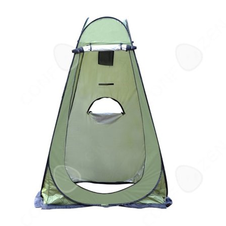 C Bruser telt 150x150x190cm øjeblikkelig bærbar toilet telt pop-up til stranden, fiskeri, vandreture grøn