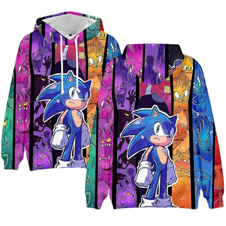 Barns Hedgehog Sonic Print Barntröja-m Style 140cm