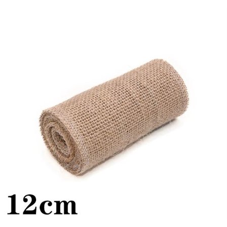 Naturlig jute stoff Jute bånd 12CM 12cm_yux