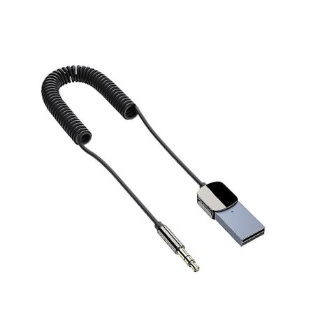 Bluetooth Aux-adapter Usb till 3,5 mm ljud Aux-adapter Bil Bluetooth-mottagare Bluetooth 5.0 Hd-samtal A