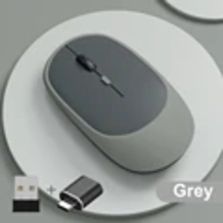 Trådlös mus, laddningsbar mus, spelmus, dubbla lägen, Bluetooth-kompatibel 2,4G USB, tyst mus för bärbar dator, surfplatta, Macbook