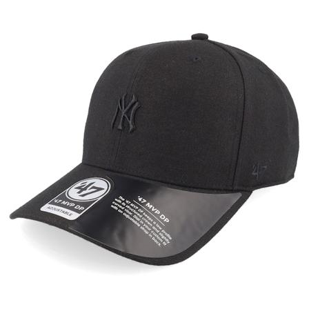 47 Brand - MLB Svart adjustable Caps - New York Yankees MLB Base Runner Mvp Dp Black Adjustable @ Hatstore